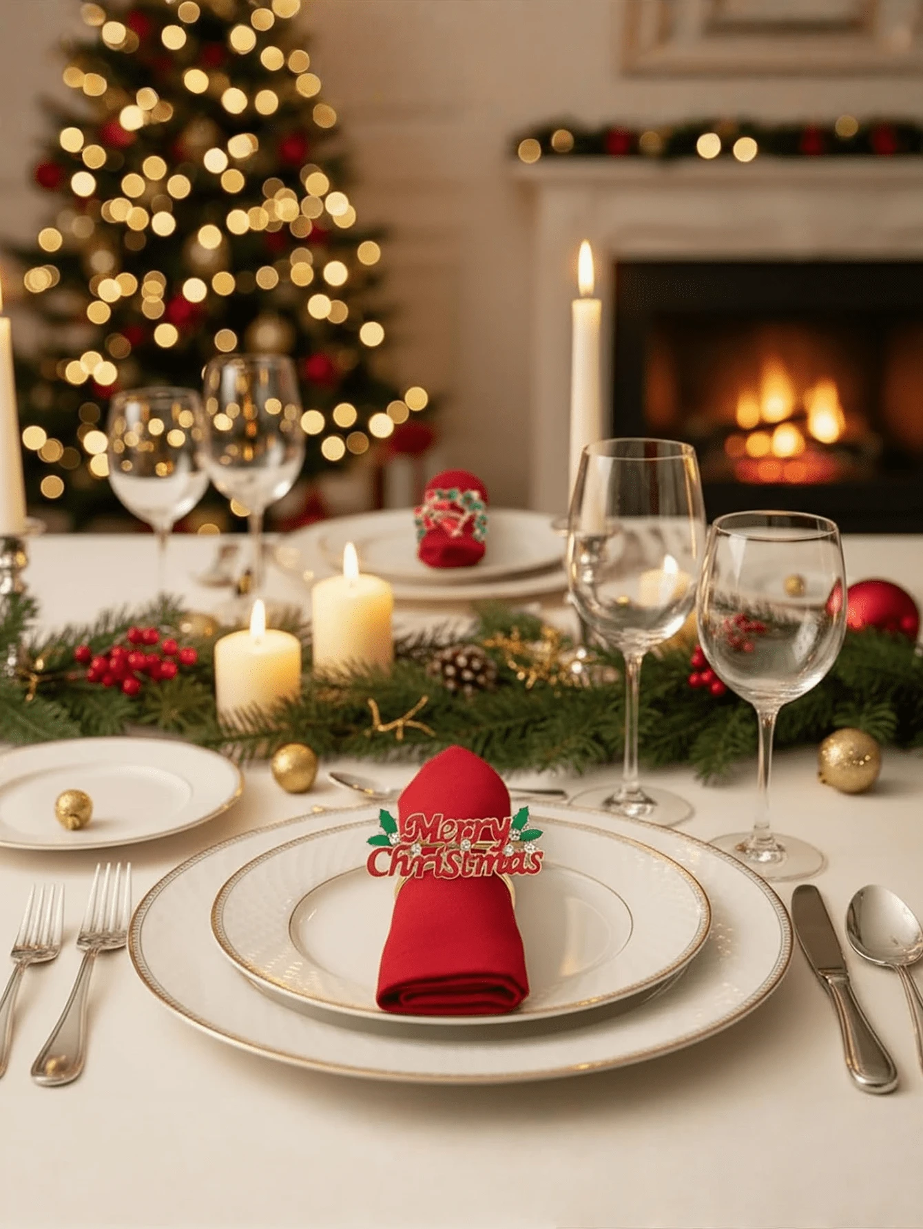 Dekorative Servietten-Ringe, Glocken- und Schneeflocken-Servietten-Ringe, festliche und zeremonielle Metall-Servietten-Ringe für Partyveranstaltungen, dekorative Servietten-Halter für Hotels, festliche Party- und Familien-Dinner-Dekorationen.