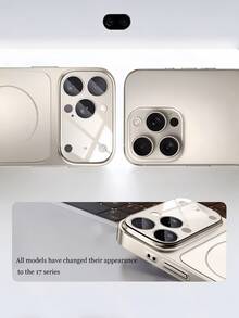 Instant For IPhone 17-Style Upgrade: Original Large Window Magnetic Case Compatible With IPhone 17/ 16/ 15/ 14/ 13 Air/ 17 Pro Max – Wireless Charging Compatible, Matte Texture