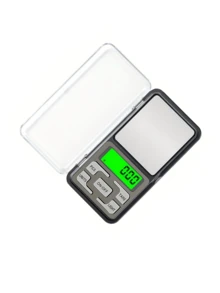 1 pieza Báscula digital portátil - Báscula de joyería, báscula de cocina, alta precisión, capacidad 500g/1.1lb, conversión de múltiples unidades, tara de un solo botón, bandeja para pesar polvo, bandeja para pesar oro, bandeja para hojas de té, bandeja de pesaje conveniente, báscula de joyería electrónica, pantalla LCD, adecuada para el pesaje diario de joyería, metales preciosos, polvo y otros artículos pequeños. Artículo esencial de cocina. Funciona con 2 baterías AAA, baterías no incluidas. - Multicolor - Ver 17