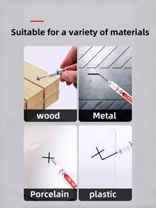 记号笔、细头记号笔、木工铅笔、永久性记号笔、绘图笔、瓷砖安装工地标记笔、浴室安装用深槽油性记号笔、油性长头黑色深槽记号笔（建筑工地用）、深槽防水记号笔、专用数位笔 - 彩色 - 查看 7