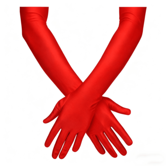 Women Long Gloves Stretchy Elbow Leather Glove For Evening Party Opera Costume For Christmas Sexy Lingerie Accessories