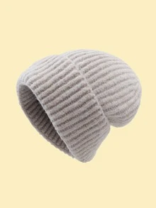 1pc Children's Knitted Hat, Warm And Windproof For Autumn/Winter, Thick And High Quality, Suitable For Boys And Girls Outdoor Play - 1PC - View 7