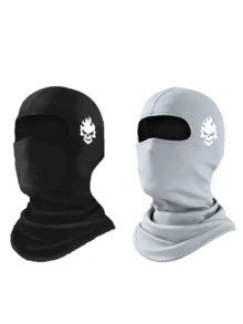 1/2/3 szt. unisex kominiarka maska na twarz ocieplacz na szyję rękawy, nadaje się do aktywności na świeżym powietrzu, takich jak podróże, jazda na rowerze, piesze wycieczki, wędkowanie o każdej porze roku