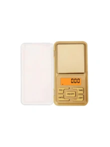 1 pieza Báscula digital portátil - Báscula de joyería, báscula de cocina, alta precisión, capacidad 500g/1.1lb, conversión de múltiples unidades, tara de un solo botón, bandeja para pesar polvo, bandeja para pesar oro, bandeja para hojas de té, bandeja de pesaje conveniente, báscula de joyería electrónica, pantalla LCD, adecuada para el pesaje diario de joyería, metales preciosos, polvo y otros artículos pequeños. Artículo esencial de cocina. Funciona con 2 baterías AAA, baterías no incluidas. - Multicolor - Ver 12