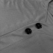 Jersey Casaca Beisbol Deporte Bordada Baseball unisex hombre tela ligera fresca bordado calidad con botones costura resistente líneas LOGO TRANSFORMER ROBOTS PELICULA - Gris - Ver 3