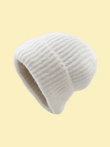 1pc Children's Knitted Hat, Warm And Windproof For Autumn/Winter, Thick And High Quality, Suitable For Boys And Girls Outdoor Play - 1PC - View 13