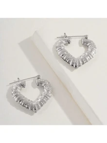 1 Pair Round-Shaped Small Radish Earrings, Suitable For Daily Wear - Multicolor - View 14