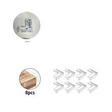 12pcs PVC Transparent Anti-Collision Corner Guards, Coffee Table Edge Protection Covers, Strong Adhesive Anti-Collision Corner Guards, Furniture Edge Safety Bumper Pads, L-Shaped