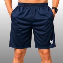 Kit 3 Men's Dry-Fit Chimpa Reflective Bermuda Shorts With Zipper Pocket Training Running Sports Outdoors - 套件 3 個單元 - 查看 5