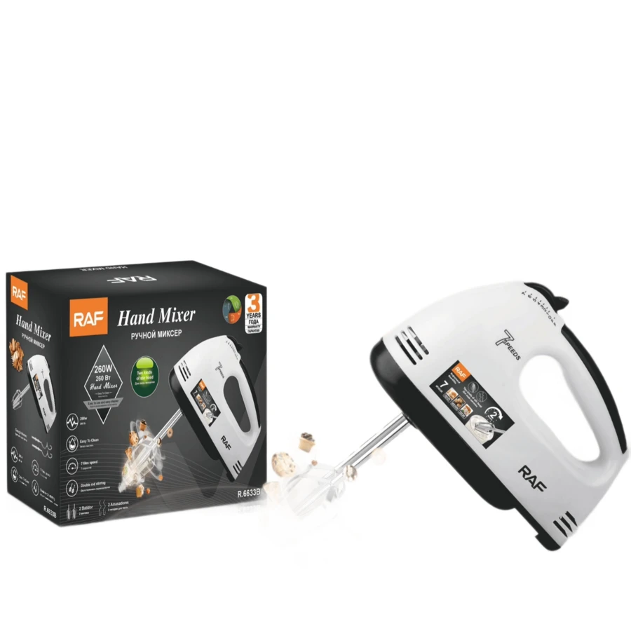 Mezcladora Profesional 7 Niveles de Potencia Eléctrica Mezclas Especiales Postres - Tipo de Enchufe A USA (110-127V) - Ver 1