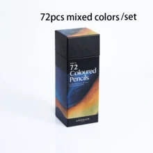 12/18/24/36/48/72 Pcs Based Colored Pencil , Durable, Wood-Based, And With Excellent Color Rendering. Great For Adult Coloring Books, Art Supplies, Christmas, Halloween, Or Thanksgiving Gifts.