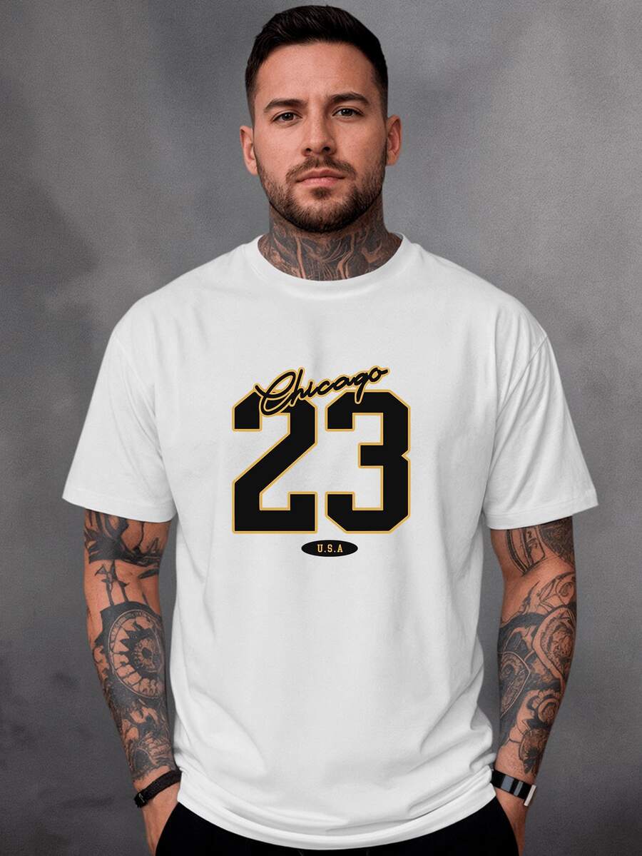 Men T-Shirts - 白色 - 查看 1