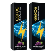 Fresh Mouth Spray Clean Mouth Odor Fresh Breath Remaining Fragrance Portable Spray - Negro - Ver 12