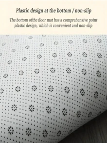 1 块纯色毛绒地毯，蓬松柔软，适用于客厅、卧室、浴室、游戏室、工作室、装饰地毯，可水洗 - 粉色 - 查看 9