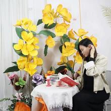20/30/40cm Flores Artificiais à Prova d'Água de EVA Osmanthus Decoração para Exposição, Evento, Vitrine de Shopping, Casamento, Noivado - Multicolorido - Visão 3