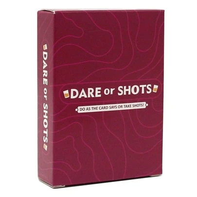 Hot-Selling 'Dare Or Shots' Card Game, Suitable For Family Gatherings, Date Nights, And Creative Surprise Card Games. Perfect For Christmas, Thanksgiving, Valentine's Day, And Game Nights. An Ideal Choice For Dinners, Parties, And Special Occasions. Romantic Gift Ideas | Fun Design | Durable Card Material. A Fun Entertainment Card Game Suitable For Couples, Dating Games, Couple Games, And Couple Card Games.