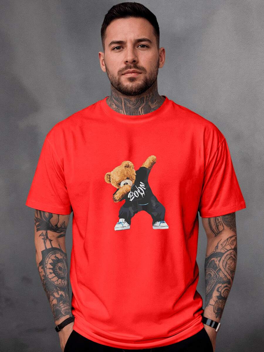 Men T-Shirts - Đỏ - Xem 1