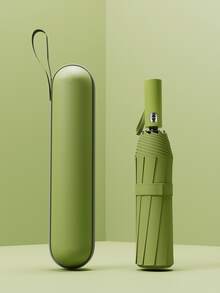 Automatic Folding Large High-Quality Umbrella Rainproof And Windproof Strong Umbrella Family Entertainment Outdoor Rainproof And Sunscreen Dual-Use Parasol (Fabric Cover, Rib Color, And English Letter Pattern Design Randomly Assorted),Spring Summer Picks,Brides Maid Gifts,Room,Bedroom Decor,Beach,Travel,For Men,For Women,Vacation - Multicolor - View 48