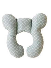 momscare 1pc Baby Pillow, Neck Support Cushion, Suitable For Stroller, Star & Geometric Pattern, Fit For Infants 6-12 Months+ - Multicolor - View 11