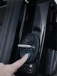 4pcs Silicone Car Door Lock Protector - Shock Absorbing Rubber Cover, Fits All Vehicles, Black Round Design With Metal Clasp, Durable Door Lock Interior Protection, Car Door Lock Protector, Vehicle Accessories, Fashion Accessory, Flexible Protection