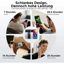 DOOGEE Note 56 Android 16 智能手机（无合约），6150mAh 电池，8.45mm 超薄 + 6.56 英寸高清 + 90Hz 经济型手机，八核，24 GB + 64 GB，4G 双卡解锁手机，Face ID/GPS/OTG - 北極白 - 查看 4