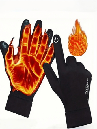 Winter Gloves Men's And Women's Cold Weather Warm Gloves Frozen Work Gloves Set Suitable For Running, Driving, Cycling, Work, Hiking Outdoor Screen Touch Gloves Autumn Outfits