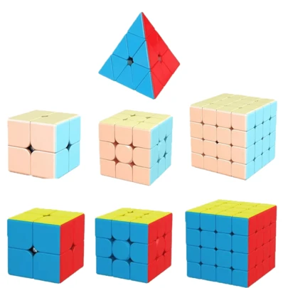 1 parça Sihirli Küp, Hız Küpü, 3D Bulmaca, 2x2x2, 3x3x3, 4x4x4, Piramit Küp, Makaron Renk Küpü, Stres Giderici Oyuncak, Eğitici Oyuncak, Zeka Oyunu, Boş Zaman Eğlencesi, El-Göz Koordinasyonu, Eğlenceli Meydan Okuma, Hız Küpü, Oyun Stratejisi, Sihirli Küp Koleksiyonu
