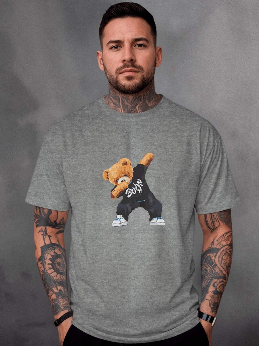 Men T-Shirts - Xám - Xem 1