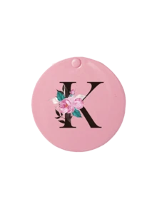 Specchietto scorrevole mini comodo, con fiori stampati e iniziali da A a Z, specchietto da trucco carino, specchietto compatto mini, specchietto da trucco portatile, specchietto a mano mini, specchietto da toletta, specchietto da trucco per uso quotidiano, viaggio e feste, economico, riempimento calze natalizie, trucco, strumenti per il trucco, roba economica, regali, regali per donne, regali di Natale