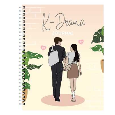 Cuaderno de K DRAMAS JOURNAL cuaderno de K Dramas journal diario tematico para fans formato dedicado espacio para reseñas episodios personajes y notas personales tapa ilustrada hojas estructuradas marcador de pagina ideal para coleccionistas televidentes y aficionados a series coreanas regalo unico y creativo para seguidores