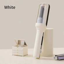 Juego de cortadora de pelo automática inalámbrica, recortadora desmontable para reparar puntas abiertas, recortadora de puntas del cabello para cabello seco, dañado y frágil, herramienta de corte de cabello portátil USB, regalo profesional para el cuidado del cabello, adecuado para uso en salón y hogar