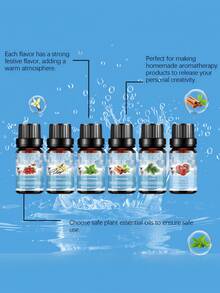 Winter Aromatic Essential Oil Set, Humidifier, Aromatherapy Essential Oil, Fresh Air, Women's Car Fragrance, Women's Perfume Moisturizer, Diffuser, Fresh And Natural Humidifying Essential Oil, Long-Lasting Aromatic Essential Oil Perfume. The Best Choice For Giving To Friends And Family - Multicolor - View 8