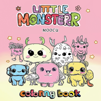 1pc (21cm*21cm) Adult Coloring Book, Thick Opaque Paper, Clear Lines, Easy To Color, Suitable For Gatherings With Friends, Featuring Various Monster Patterns To Cultivate Thinking Ability, Autumn Stationery, School Supplies, Painting And Drawing Tools, Christmas