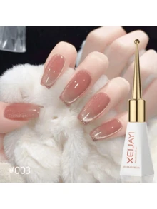 XEIJAYI 9D闪粉凝胶指甲油，粉色猫眼闪亮梦幻系列，UV/LED固化可卸凝胶指甲油，适合居家美甲和美甲沙龙使用，礼盒套装 - 粉色 - 查看 5