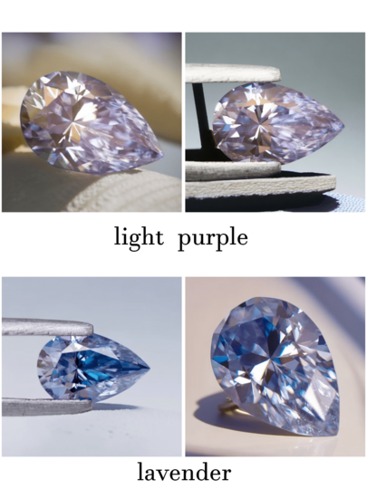 4x6-7x11mm/0.5-3 Carat Pear-Shaped Light Purple And Lavender Moissanite, Charming Gemstone Jewellery, Perfect For Everyday Eear!