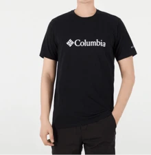 Áo thun thể thao tập luyện ngoài trời dáng rộng phong cách mới của Columbia dành cho nam, cổ tròn, tay ngắn JE1586010 - màu đen - Xem 5