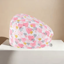 1 件女式卡通动物花卉印花工作帽/护士帽，可调节带子，适合医生、护士、美容院、牙科诊所、兽医院等医务工作者 - 彩色 - 查看 18