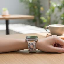 1Pc Braided Elastic Nylon Strap, Compatible With Apple Watch Series11 42mm 46mm For Men And Women,Compatible WithUltra 49mm 45mm 44mm 46mm 42mm 41mm 40mm 38mm Ultra 2/Ultra, Casual And Soft Nylon Elastic Woven Strap, Compatible With Single Loop Hook And Loop Adjustable 10/9/8/7/6/5/4/3/2/1/SE