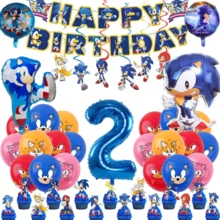 刺猬气球可爱卡通主题气球生日派对装饰家庭聚会派对用品 - 彩色 - 查看 14