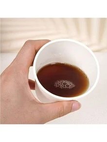 100 piezas Vasos de papel para café de 9 onzas, vasos desechables de gran capacidad y grosor, resistentes al calor y al frío, aptos para agua, jugo o té, para oficina, fiesta, picnic, viaje
