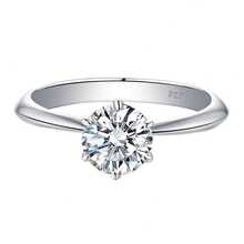 GRA 认证 1/2/3/5 克拉莫桑石戒指 VVS1 实验室钻石单石戒指 女士订婚承诺结婚戒指珠宝 - 金色 - 查看 13