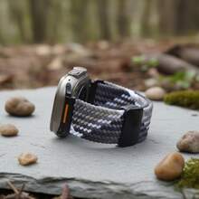 1Pc Braided Elastic Nylon Strap, Compatible With Apple Watch Series11 42mm 46mm For Men And Women,Compatible WithUltra 49mm 45mm 44mm 46mm 42mm 41mm 40mm 38mm Ultra 2/Ultra, Casual And Soft Nylon Elastic Woven Strap, Compatible With Single Loop Hook And Loop Adjustable 10/9/8/7/6/5/4/3/2/1/SE