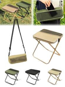 2-In-1 Convertible Backpack Stool - Foldable Seat Transforms To Satchel With Sun Protection Sleeves And Face Mask, Portable Collapsible Chair For Hiking, Camping & Outdoor Events - Multicolor - View 1