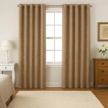 Cortina Jacquard 2,00x1,80 Sala E Quarto Semi Blackout Janela Varias Estampa