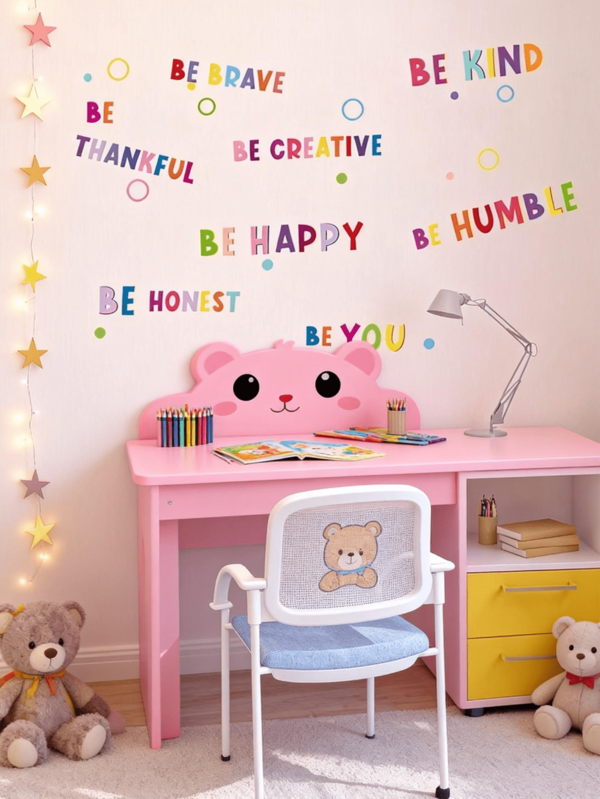 Colorful Inspirational Quotes Wall Decals - Positive Saying Wall Decor Stickers To Brighten Up Bedrooms, Classrooms, And Playrooms