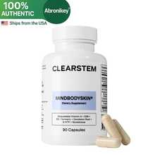 Abronikey CLEARstem MINDBODYSKIN Skin & Hormone Support Supplement | 90 Vegan Capsules | Plant-Based Daily Wellness Formula | Gluten-Free & Non-GMO - 1 Bottle - 查看 1