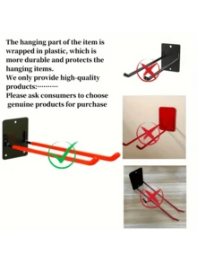 Wandmontierte Garage Aufbewahrungshaken, geeignet für Gartengeräte, einfach zu installieren, robustes Metall Material, Wandhaken, Garage Organisation, Schaufel und Rechen Haken, Werkzeughalter für den Garten, Garage Zubehör, Geschenk für Männer im Garten, inklusive Schrauben - Verschiedenfarbig - Übersicht 3