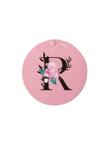 Specchietto scorrevole mini comodo, con fiori stampati e iniziali da A a Z, specchietto da trucco carino, specchietto compatto mini, specchietto da trucco portatile, specchietto a mano mini, specchietto da toletta, specchietto da trucco per uso quotidiano, viaggio e feste, economico, riempimento calze natalizie, trucco, strumenti per il trucco, roba economica, regali, regali per donne, regali di Natale