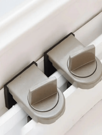 1 pieza Tope de ventana, Tope antirrobo para ventana, Cerradura de ventana, Cerradura auxiliar para ventana, Producto de , Llave, Cerradura de ventana, Puerta corrediza, Cerradura de , de ventana