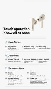 Philips True Wireless Bluetooth Earbuds TAT1320，In-ear, High-fidelity Sound, Call Noise Cancellation, Universal for phones pad，for sport gaming - 黑色 - 查看 12